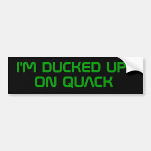 PEGATINA PARA COCHE DUCKED PARA ARRIBA EN CURANDERO