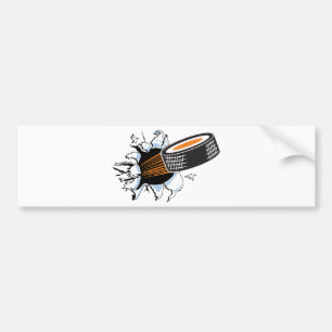 Pegatina Para Coche Duende malicioso de hockey