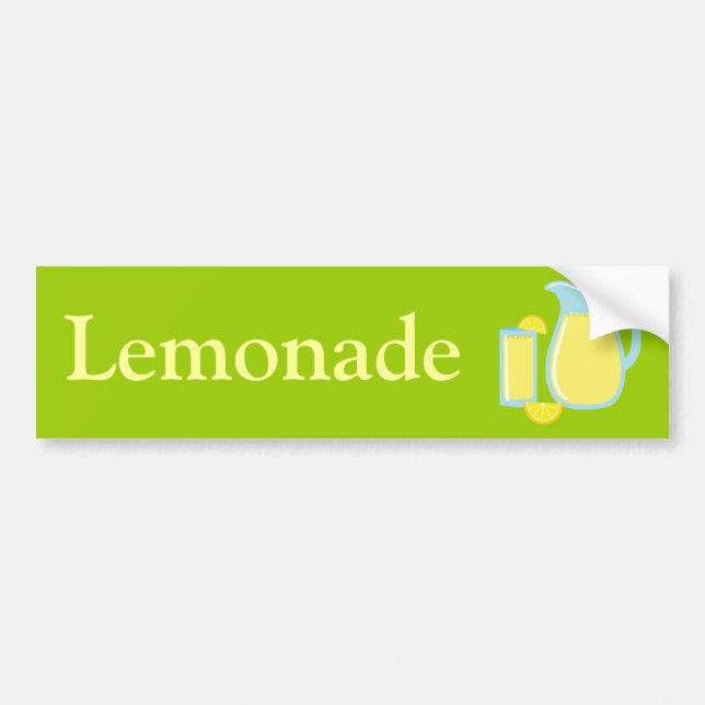 Pegatina Para Coche Dulce Lemonade (Frente)