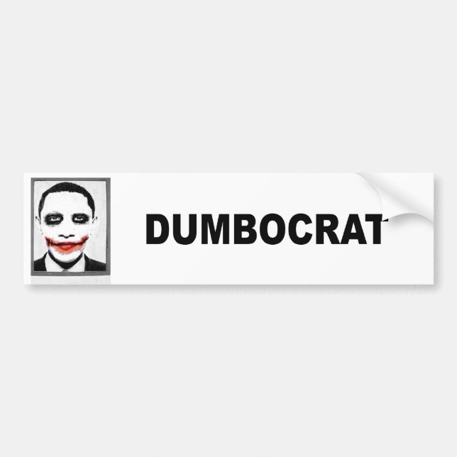 Pegatina Para Coche Dumbocrat (Frente)