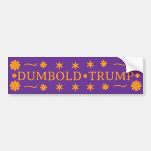 PEGATINA PARA COCHE DUMBOLD TRUMP -