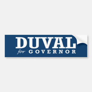 PEGATINA PARA COCHE DUVAL PARA EL GOBERNADOR 2014