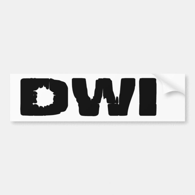 PEGATINA PARA COCHE DWI (Frente)