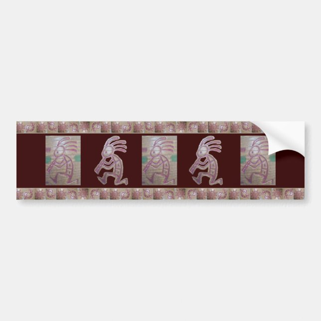 Pegatina Para Coche Earthenware Kokopelli (Frente)