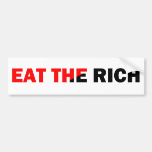 Pegatina Para Coche Eat the Rich