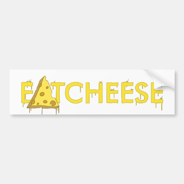 Pegatina Para Coche eatcheese (Frente)