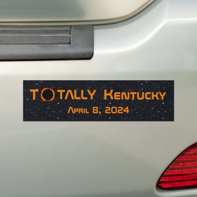 Pegatina Para Coche Eclipse solar total de Kentucky 2024 (en coche)