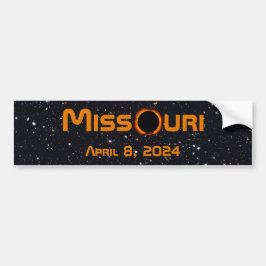 Pegatina Para Coche Eclipse solar total de Missouri 2024