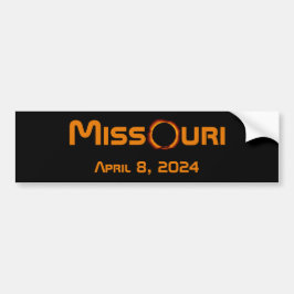 Pegatina Para Coche Eclipse solar total de Missouri 2024