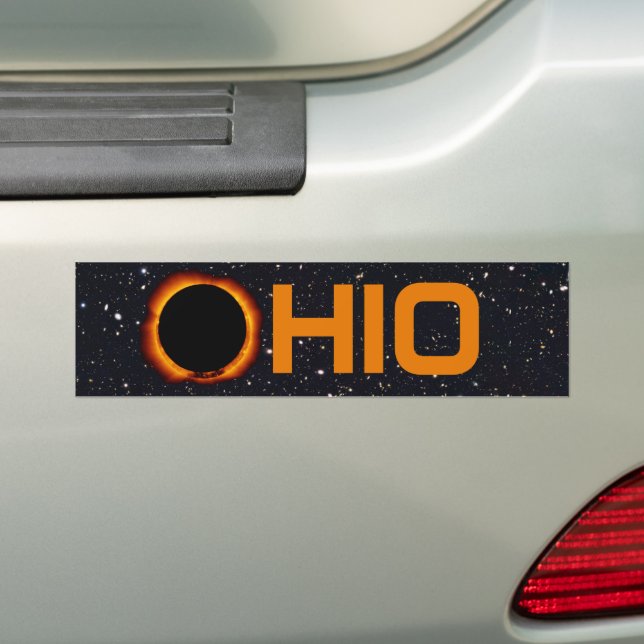Pegatina Para Coche Eclipse solar total de Ohio 2024 (en coche)