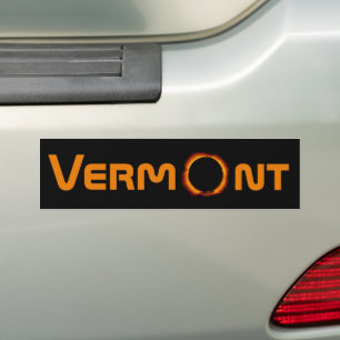 Pegatina Para Coche Eclipse solar total de Vermont 2024
