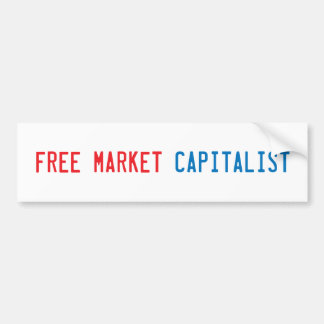 Pegatina Para Coche Economía de libre mercado