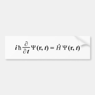 Pegatina Para Coche Ecuación de Schrödinger Gleichung Schrodingers