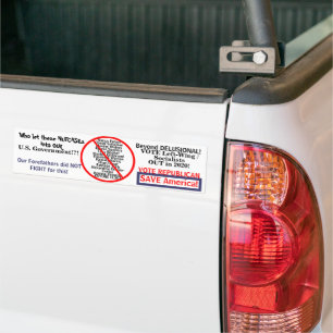 Pegatina Para Coche Edición demócrata de extrema izquierda política AÑ