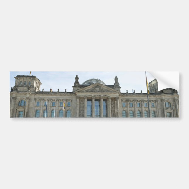 Pegatina Para Coche Edificio del Reichstag en Berlín (Frente)