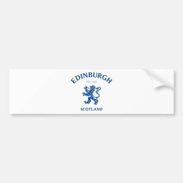 Pegatina Para Coche EDINBURGH Scotland (Frente)