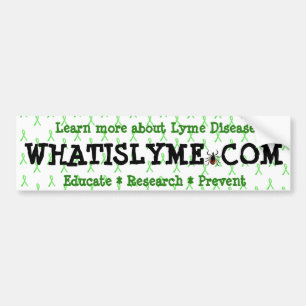 Pegatina Para Coche Educate Research Prevent Lyme Disease Awareness