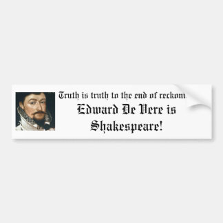 Pegatina Para Coche ¡Edward De Vere es Shakespeare!