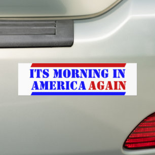 Pegatina Para Coche EE.UU. ES LA MAÑANA EN ESTADOS UNIDOS DE NUEVO adi