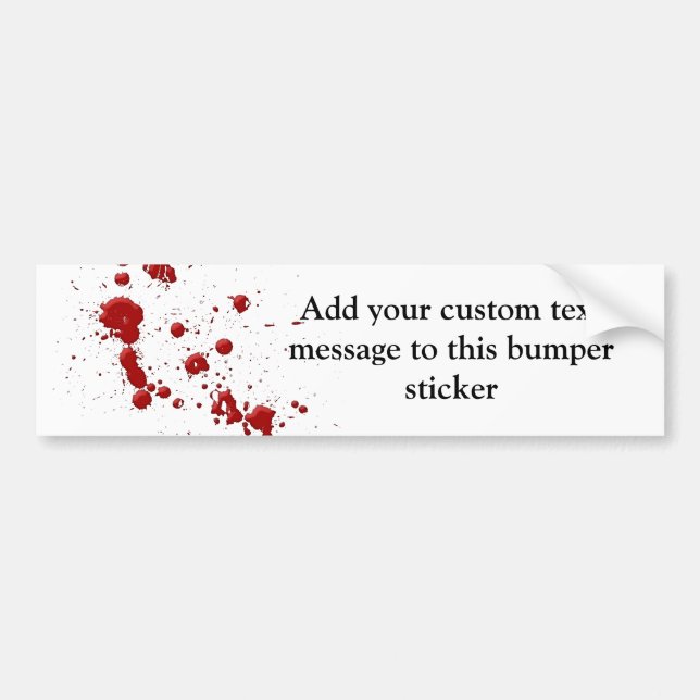 Pegatina Para Coche Eee, es esa sangre en tu (Frente)