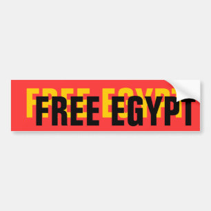 PEGATINA PARA COCHE EGIPTO LIBRE