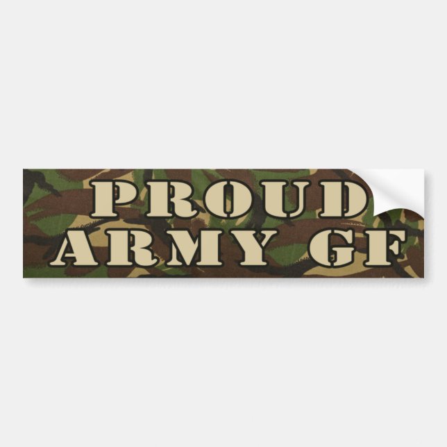 Pegatina Para Coche Ejército GF BumperSticker (Frente)