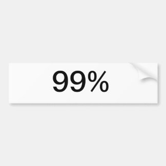 Pegatina Para Coche el 99%