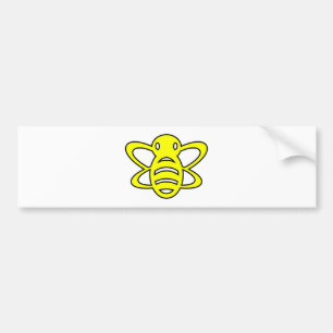 Pegatina Para Coche El abejorro o manosea amarillo de la avispa de