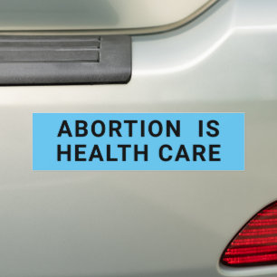 Pegatina Para Coche El aborto es una audaz protesta por la atención de