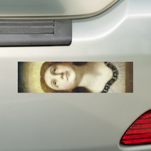 Pegatina Para Coche El alma bendita (mujer religiosa angélica)