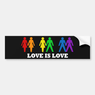 Pegatina Para Coche El amor es amor