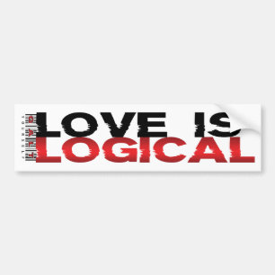Pegatina Para Coche El amor es lógico