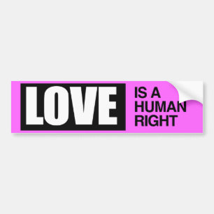 Pegatina Para Coche EL AMOR ES UN DERECHO HUMANO -.png