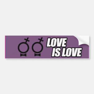 Pegatina Para Coche EL AMOR LESBIANO ES AMOR --.png