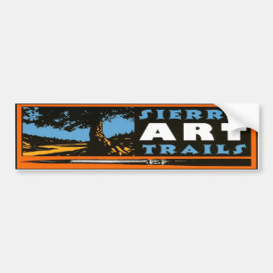 Pegatina Para Coche El arte de Sierra arrastra Bumpersticker