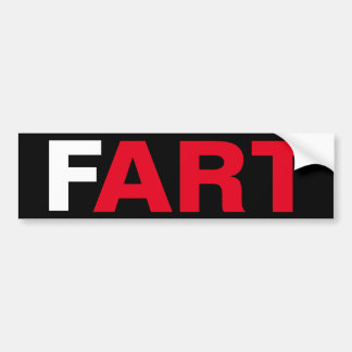 Pegatina Para Coche El ARTE del FART