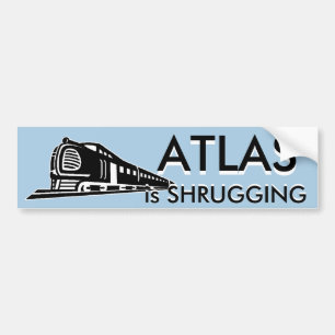 Pegatina Para Coche El atlas está encogiendo