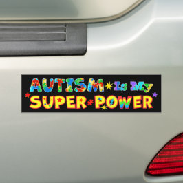 Pegatina Para Coche El autismo es mi superpoder