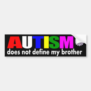 Pegatina Para Coche El autismo no define a mi hermano