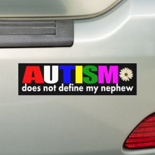Pegatina Para Coche El autismo no define a mi sobrino