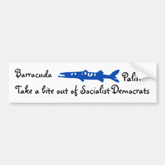 Pegatina Para Coche el barracuda, Barracuda, Palin, saca una mordedura