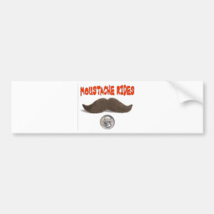 PEGATINA PARA COCHE EL BIGOTE MONTA 25 CENTAVOS