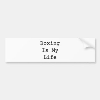 Pegatina Para Coche El boxeo es mi vida