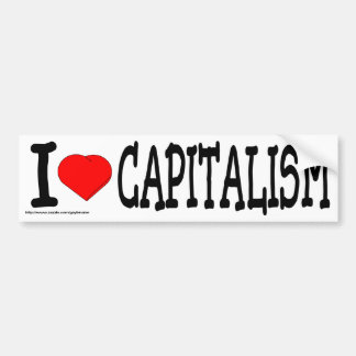 Pegatina Para Coche El capitalismo es bueno