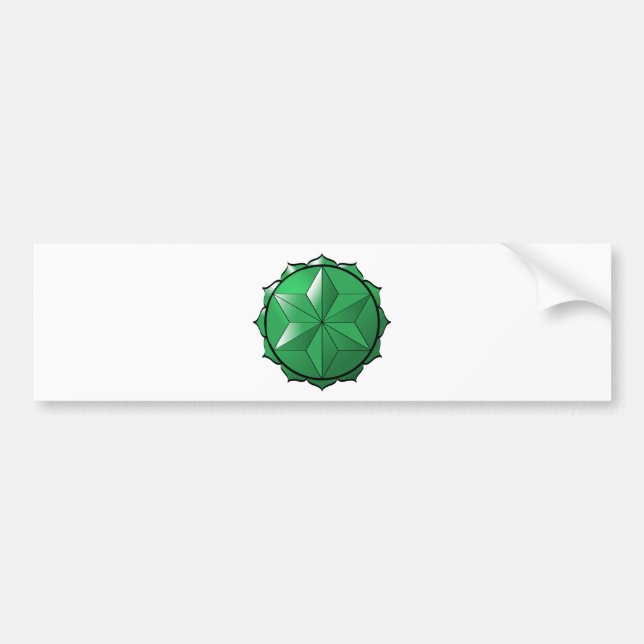Pegatina Para Coche El Chakra del Corazón (Frente)