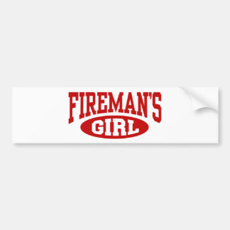 Pegatina Para Coche El Chica de Fireman