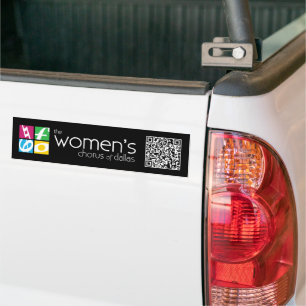 Pegatina Para Coche El código QR del logotipo femenino de Dallas