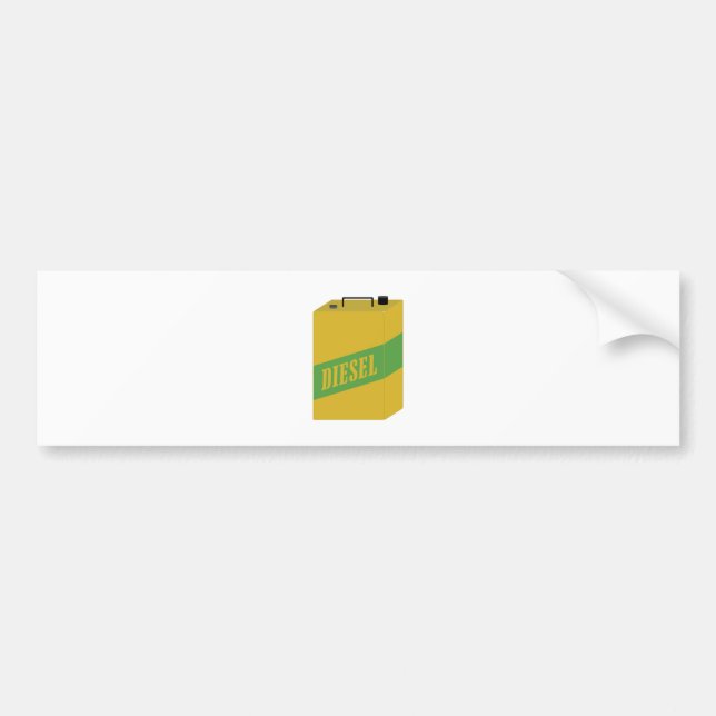 Pegatina Para Coche El diesel puede (Frente)