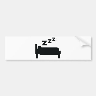 Pegatina Para Coche el dormir del zzz del sleepyhead