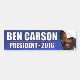 Pegatina Para Coche El Dr. Ben Carson - presidente 2016